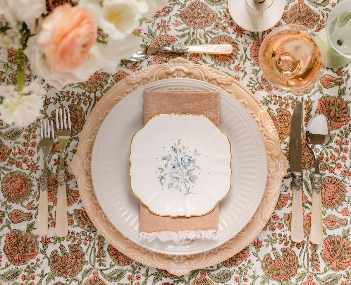 Blooming Poppy Tablecloth