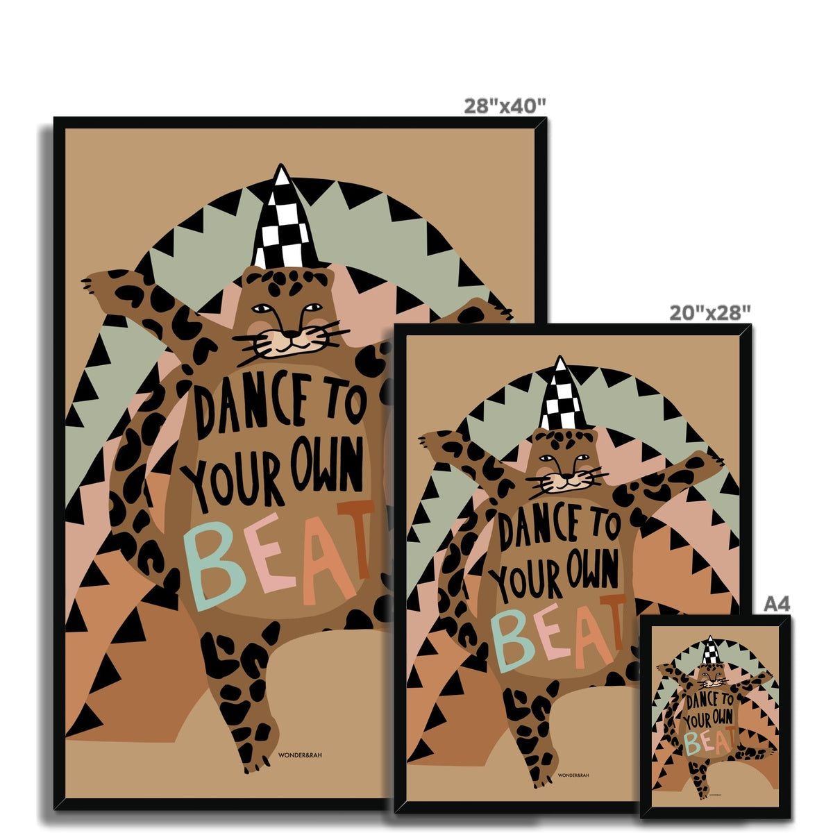 Dancing Leopard Children's Print