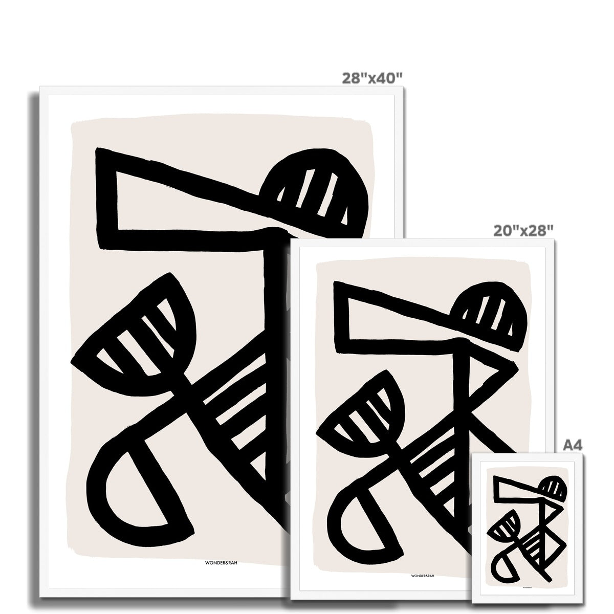 Cotton Contemporary Botany Print