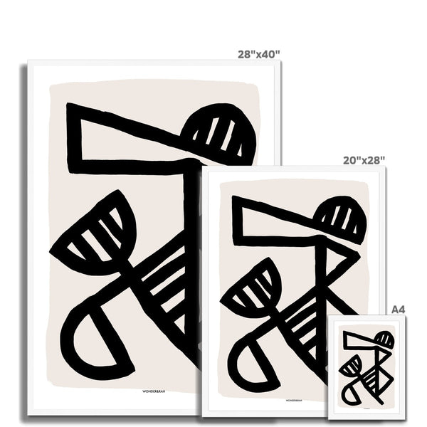 Cotton Contemporary Botany Print