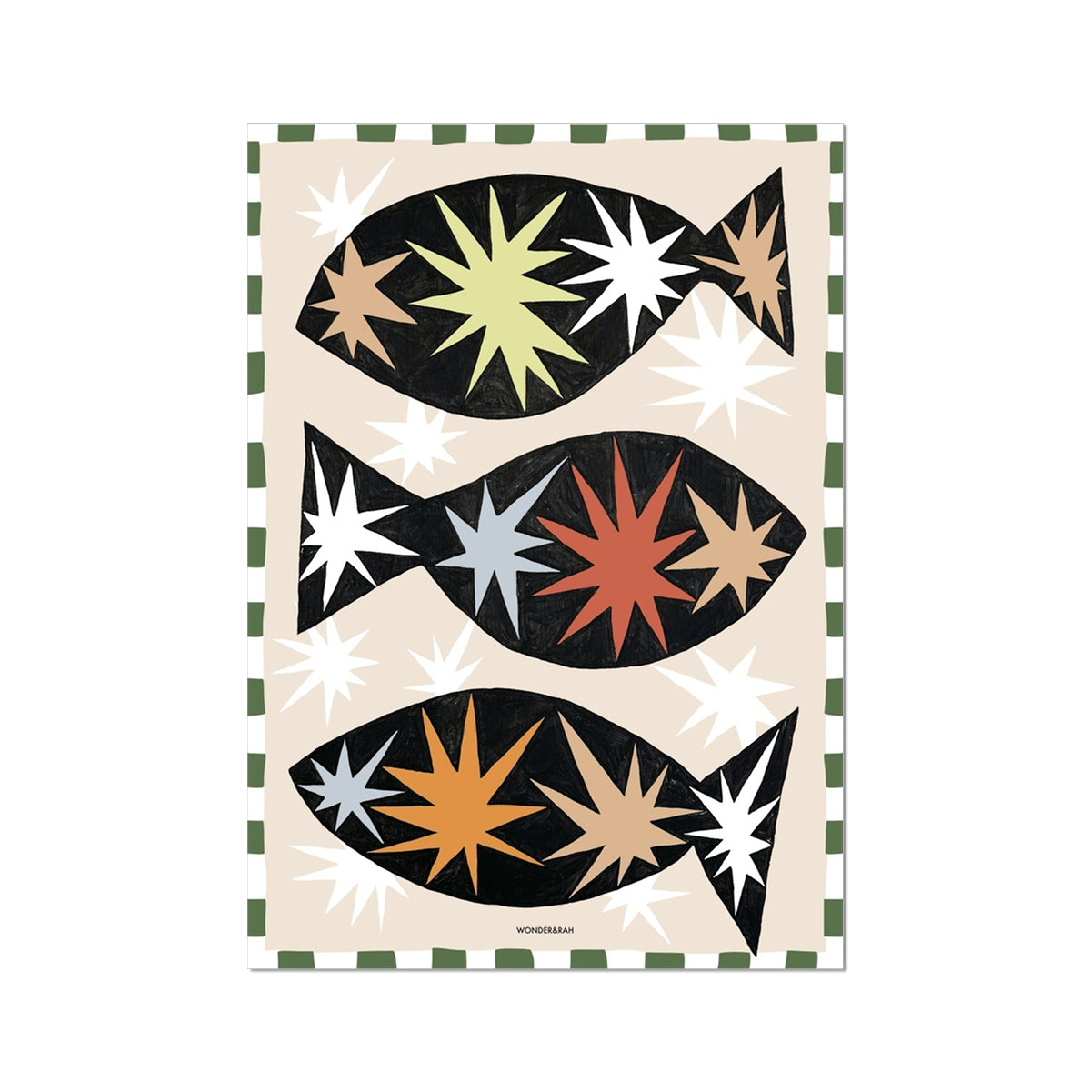 Sparkly Fish Print