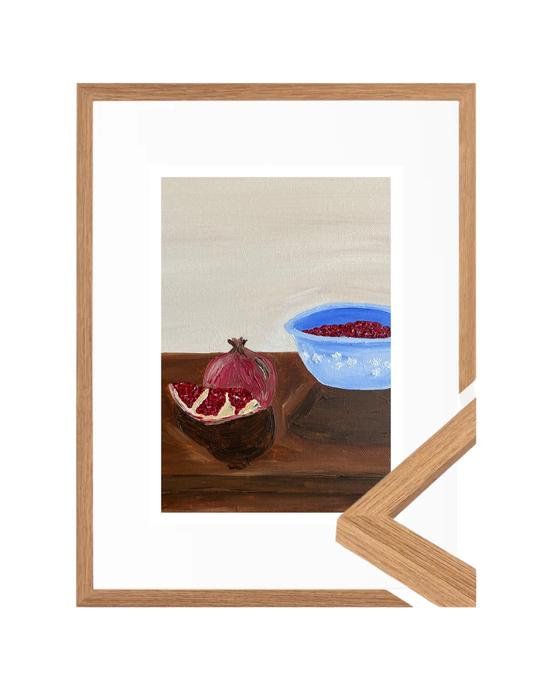 Peeled Pomegranate Fine Art Print
