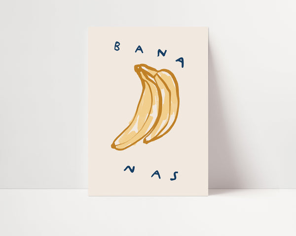 Bananas | Fruit Print | UNFRAMED