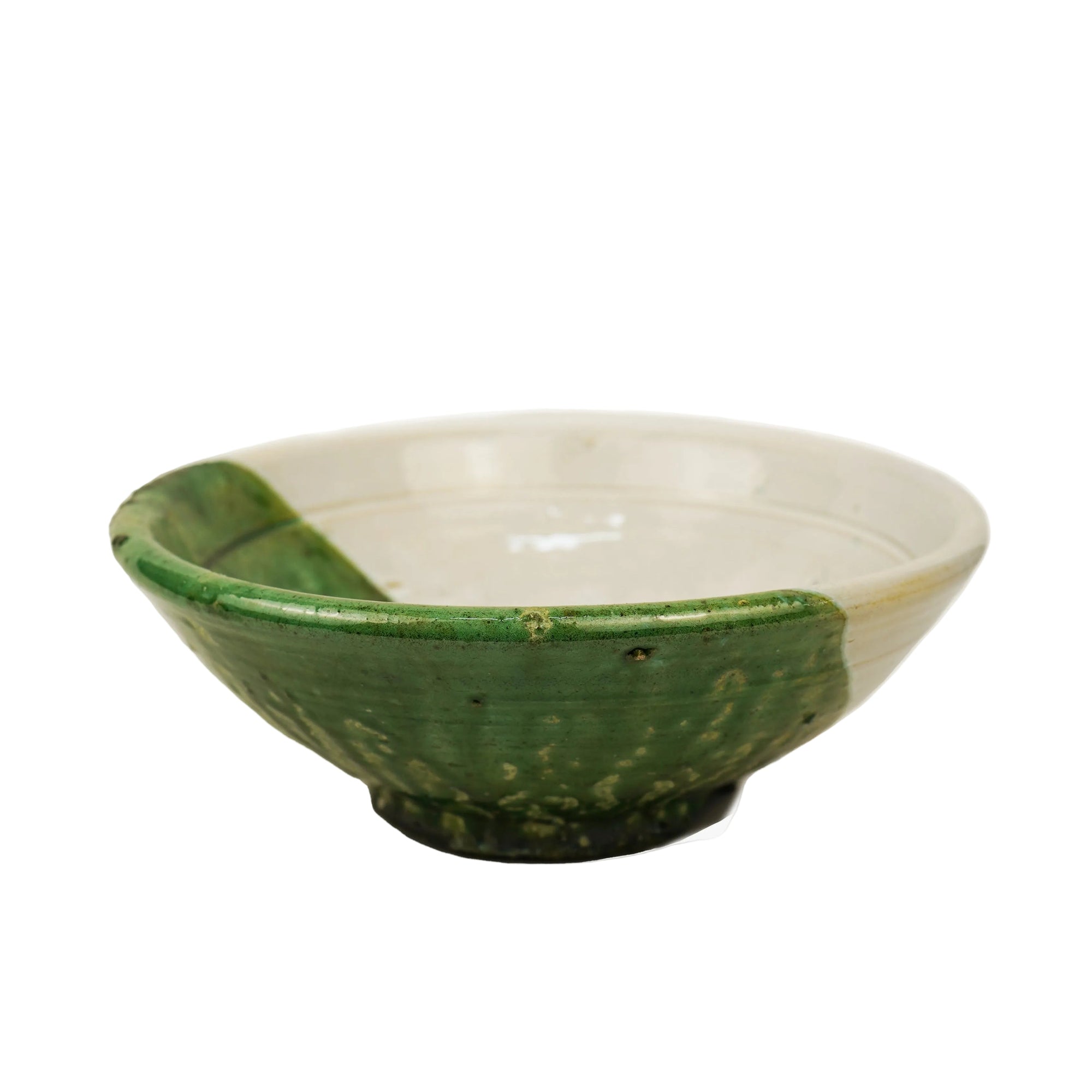 Green & White Tamegroute 50/50 Glaze Granola Bowl