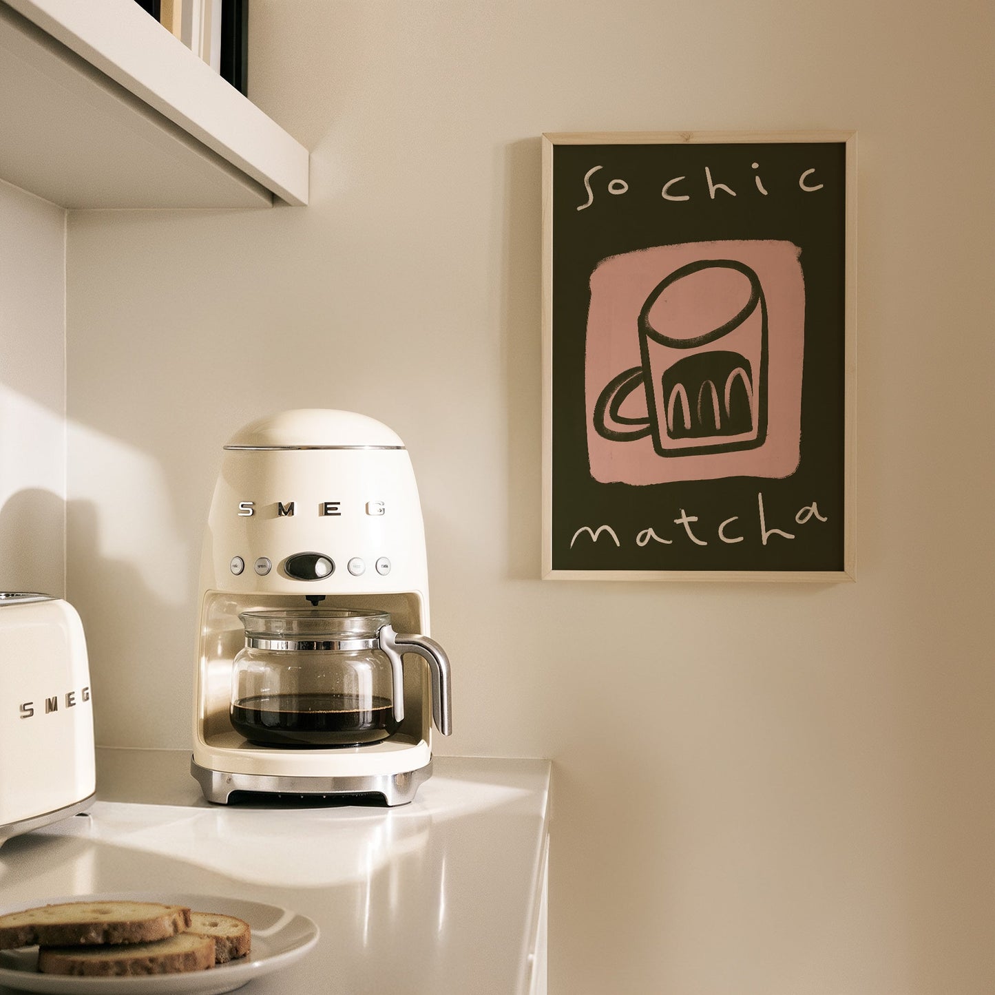 So Chic Matcha | Coffee Print | UNFRAMED