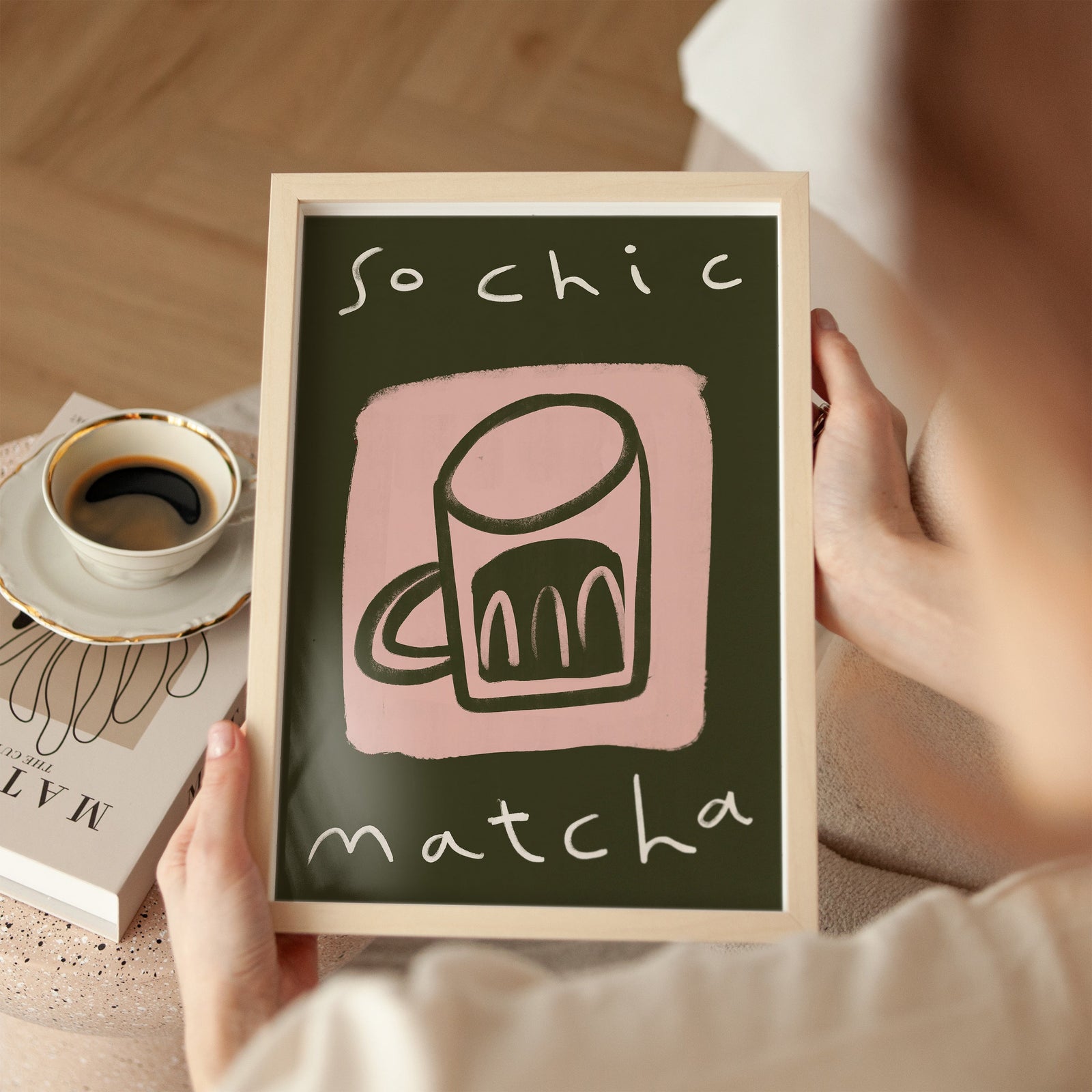 So Chic Matcha | Coffee Print | UNFRAMED