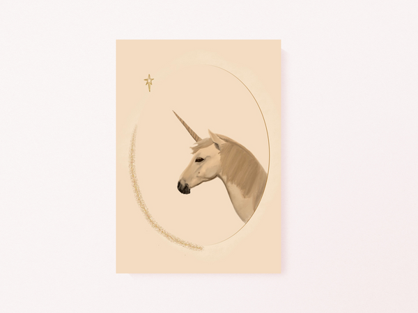 I Believe in Unicorns Art Print