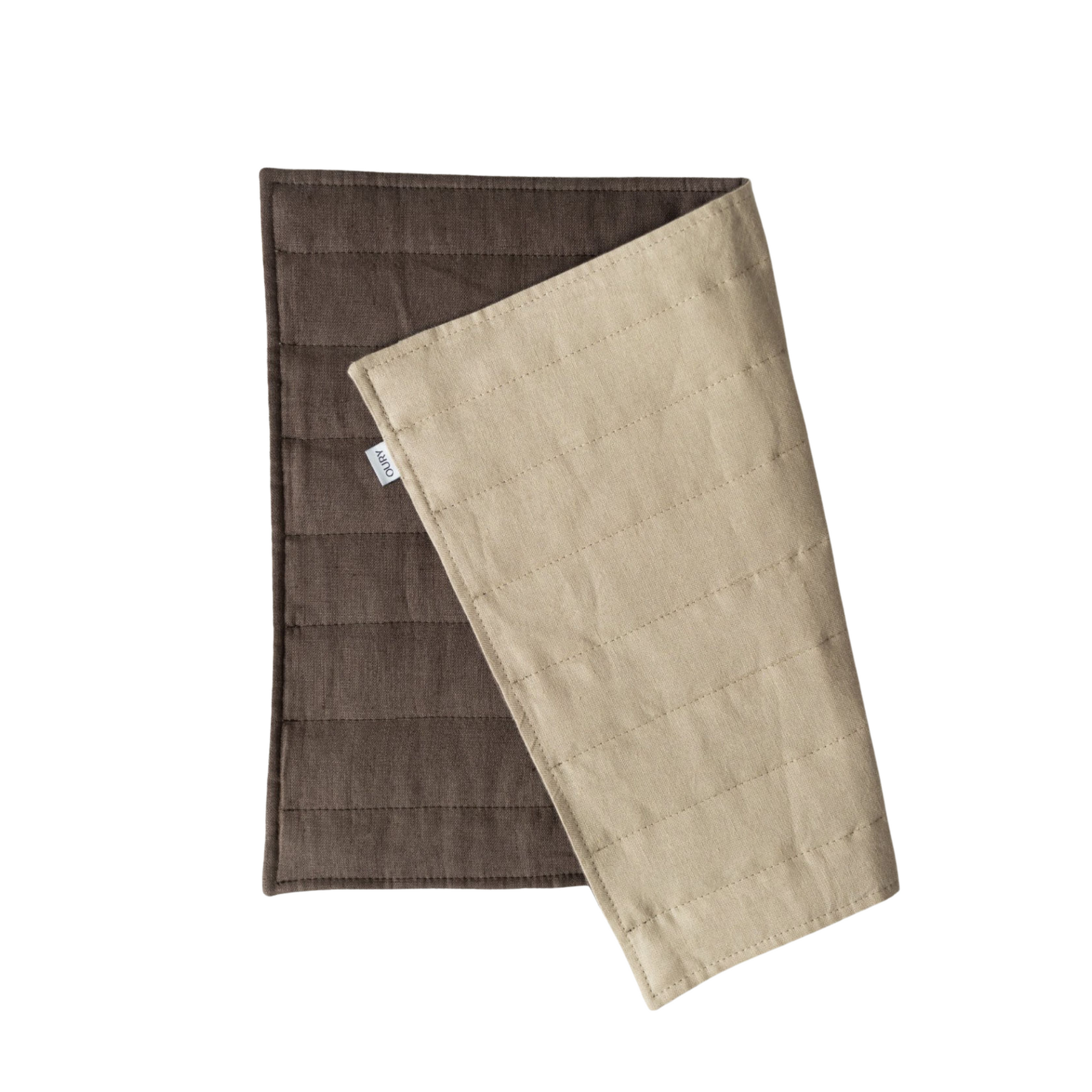 Beige & Brown Linen Placemat