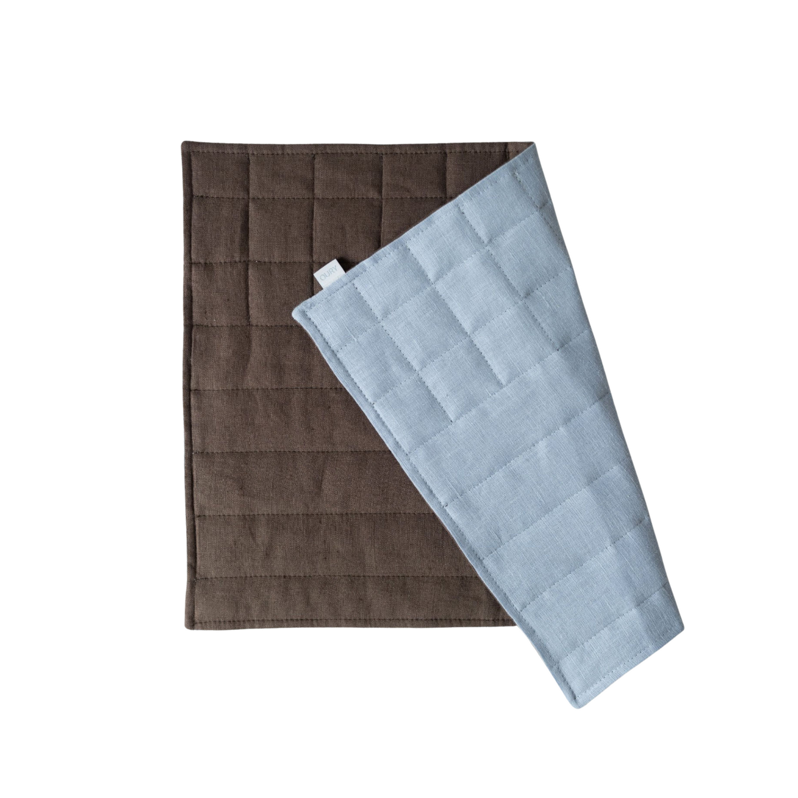 Blue & Brown Linen Placemat