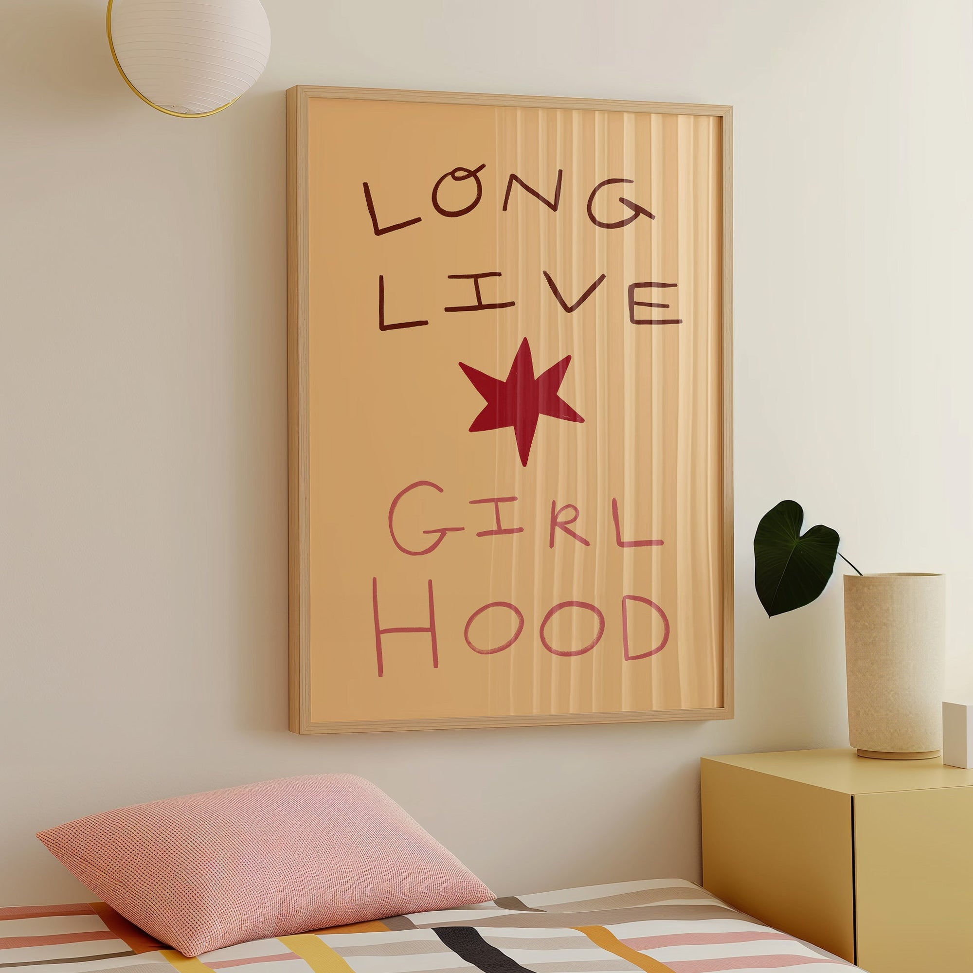 Long Live Girl Hood | Kid's Print | UNFRAMED