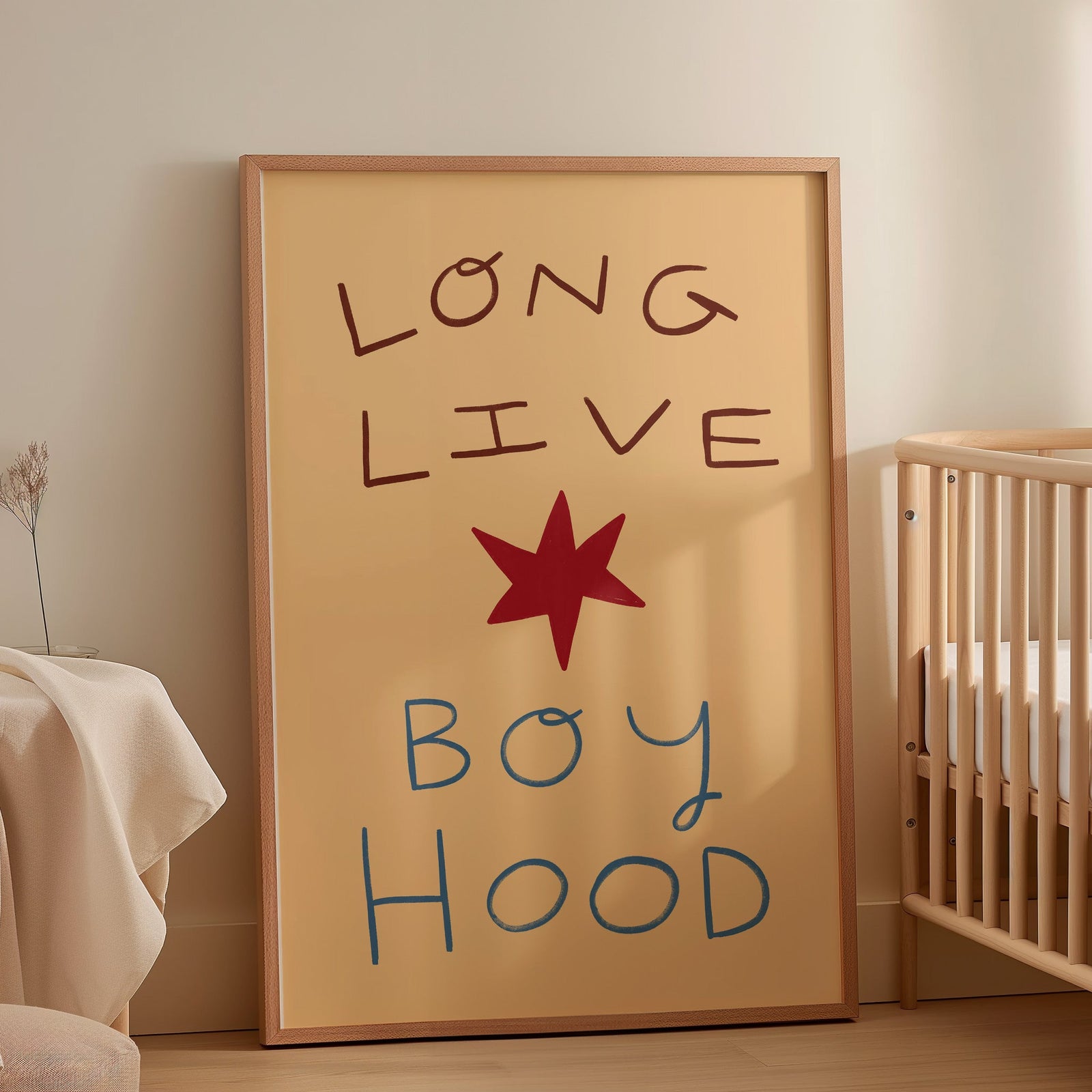 Long Live Boy Hood | Kid's Print | UNFRAMED
