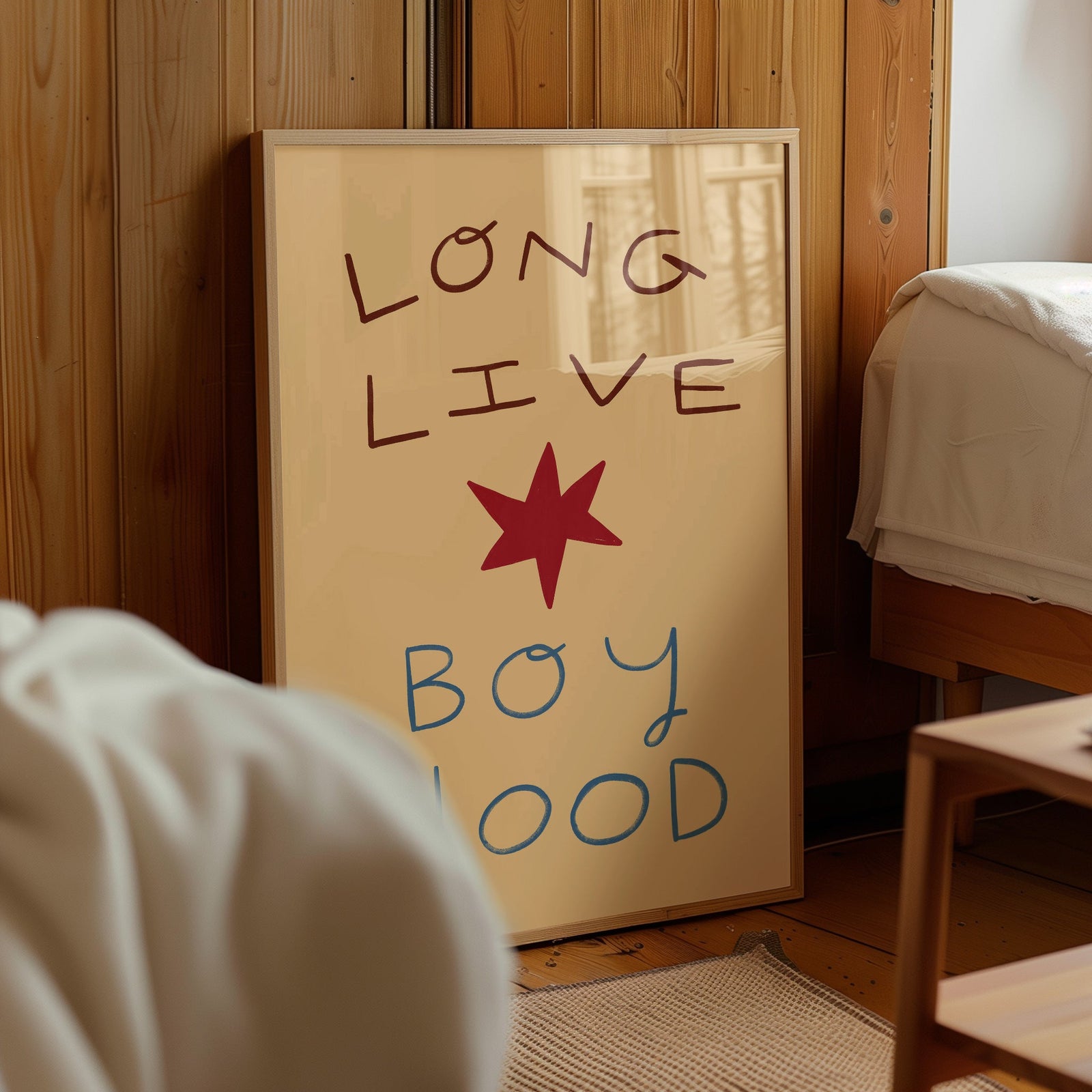 Long Live Boy Hood | Kid's Print | UNFRAMED