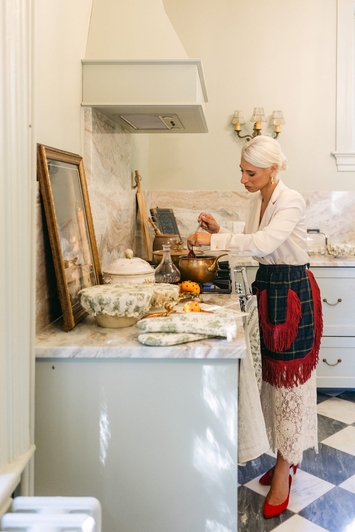 Highland Tartan Apron