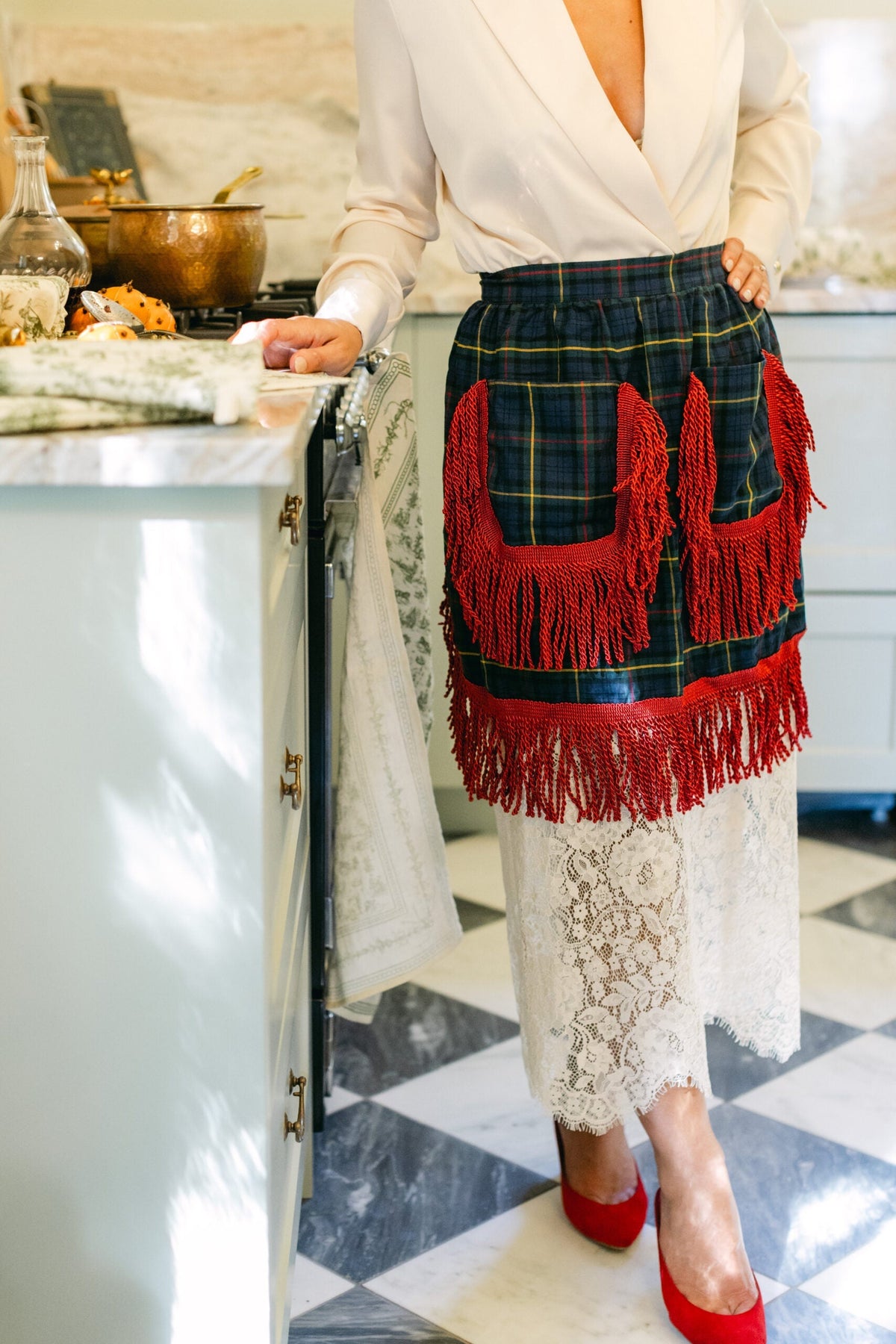 Highland Tartan Apron