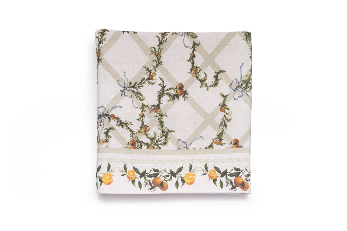 Clémentine de Provence Treillis Table Linen