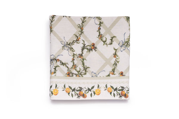 Clémentine de Provence Treillis Table Linen