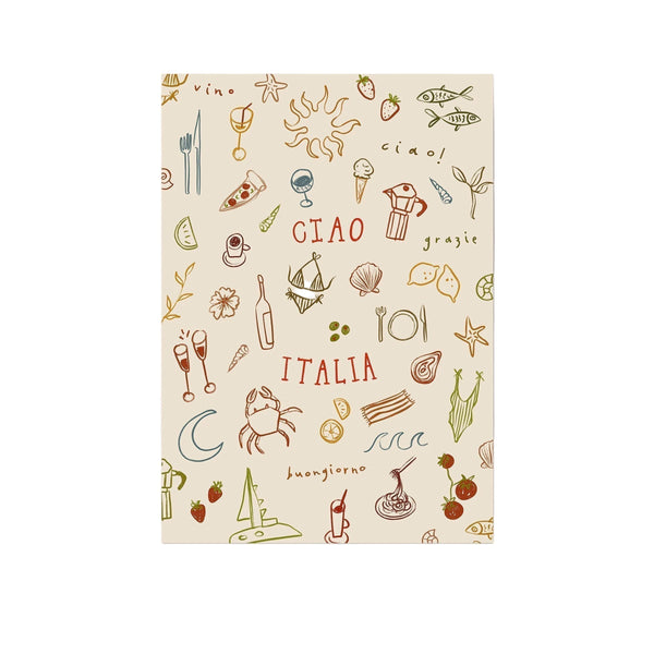Ciao Italia | Seaside Print | UNFRAMED