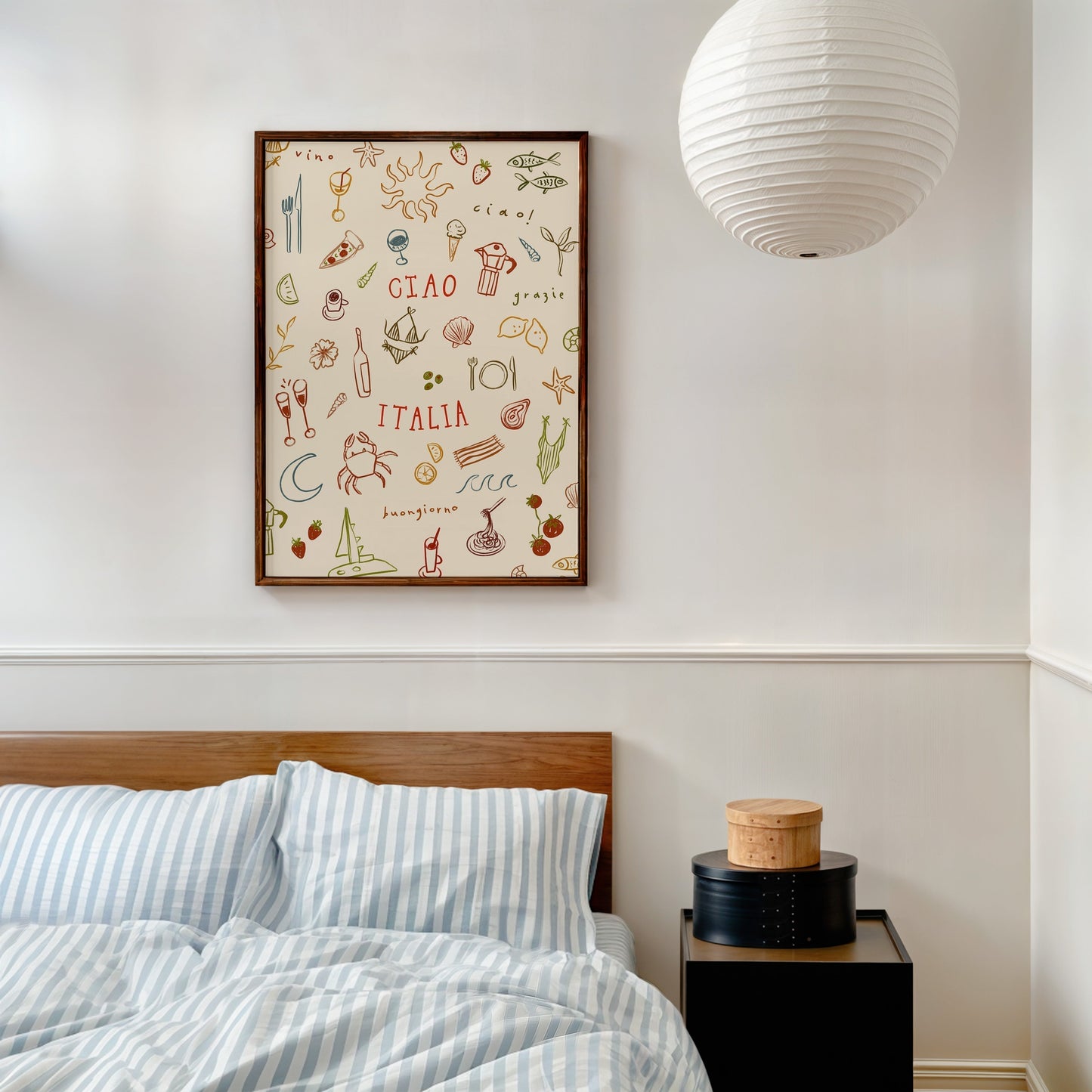 Ciao Italia | Seaside Print | UNFRAMED