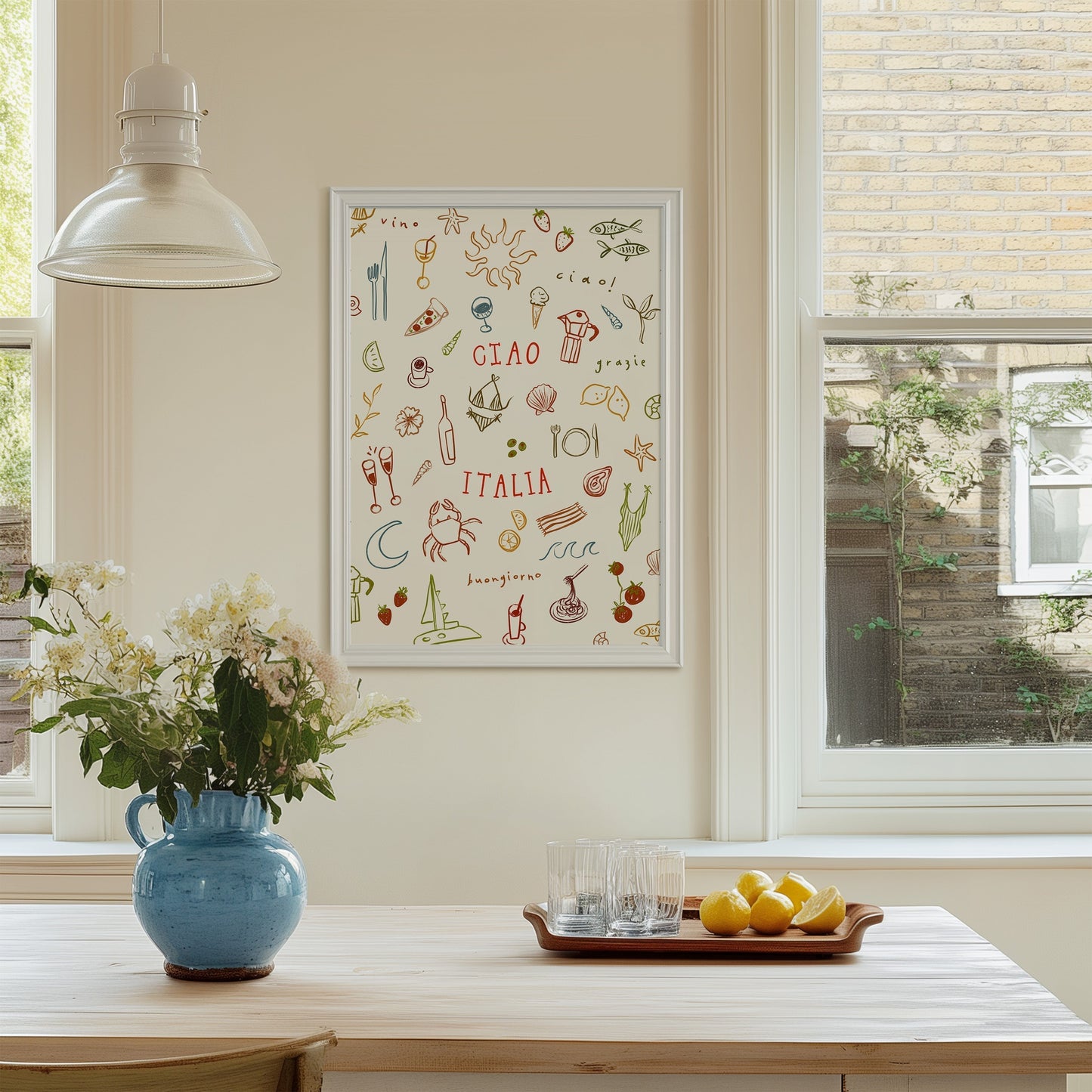 Ciao Italia | Seaside Print | UNFRAMED
