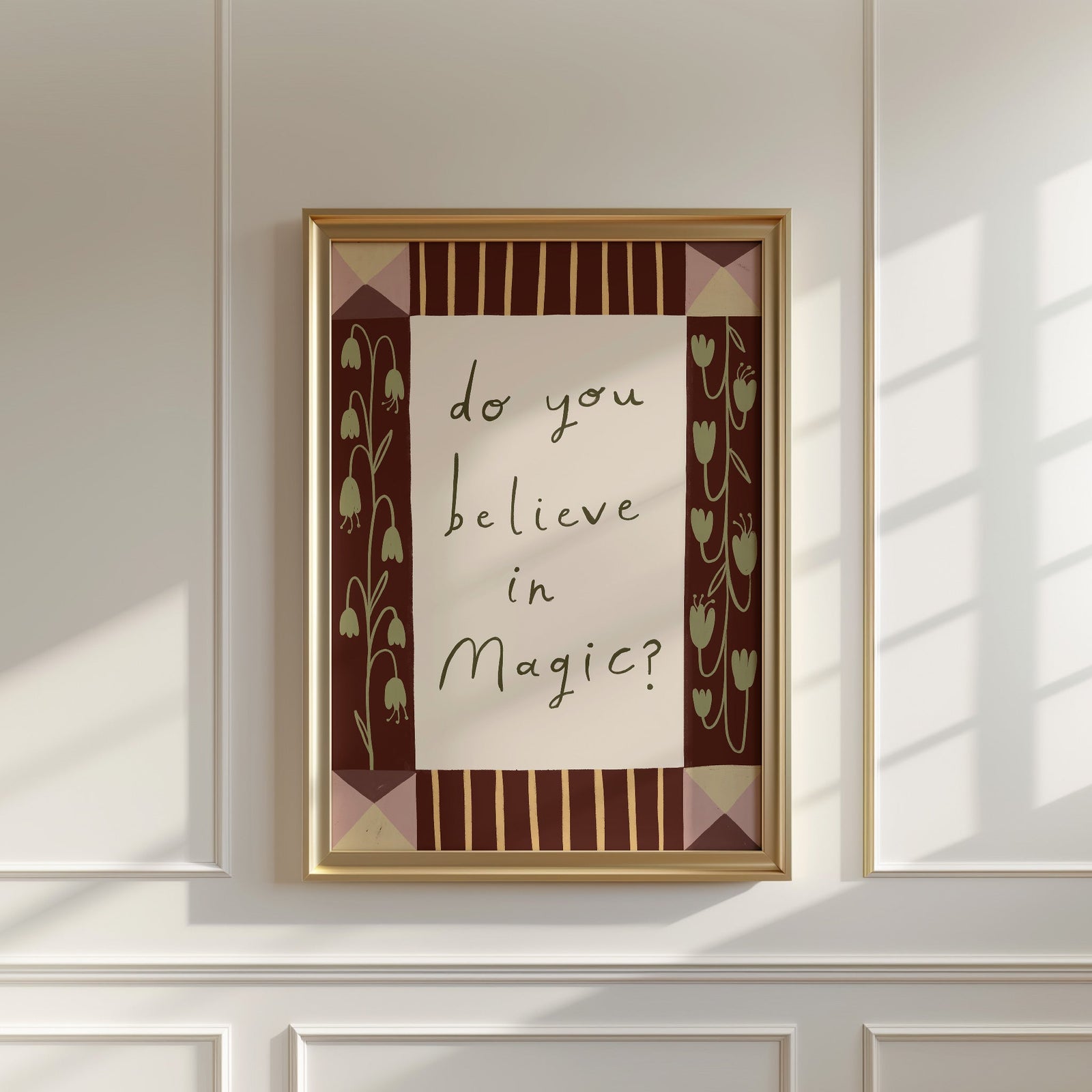Do You Believe In Magic? | Nursery Print | UNFRAMED