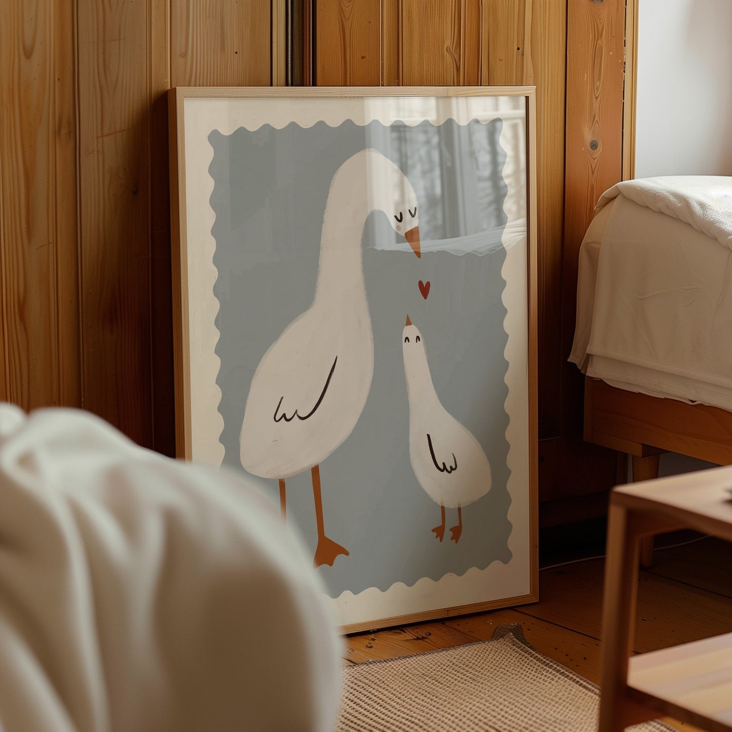 Mama Duck | Nursery Print | UNFRAMED