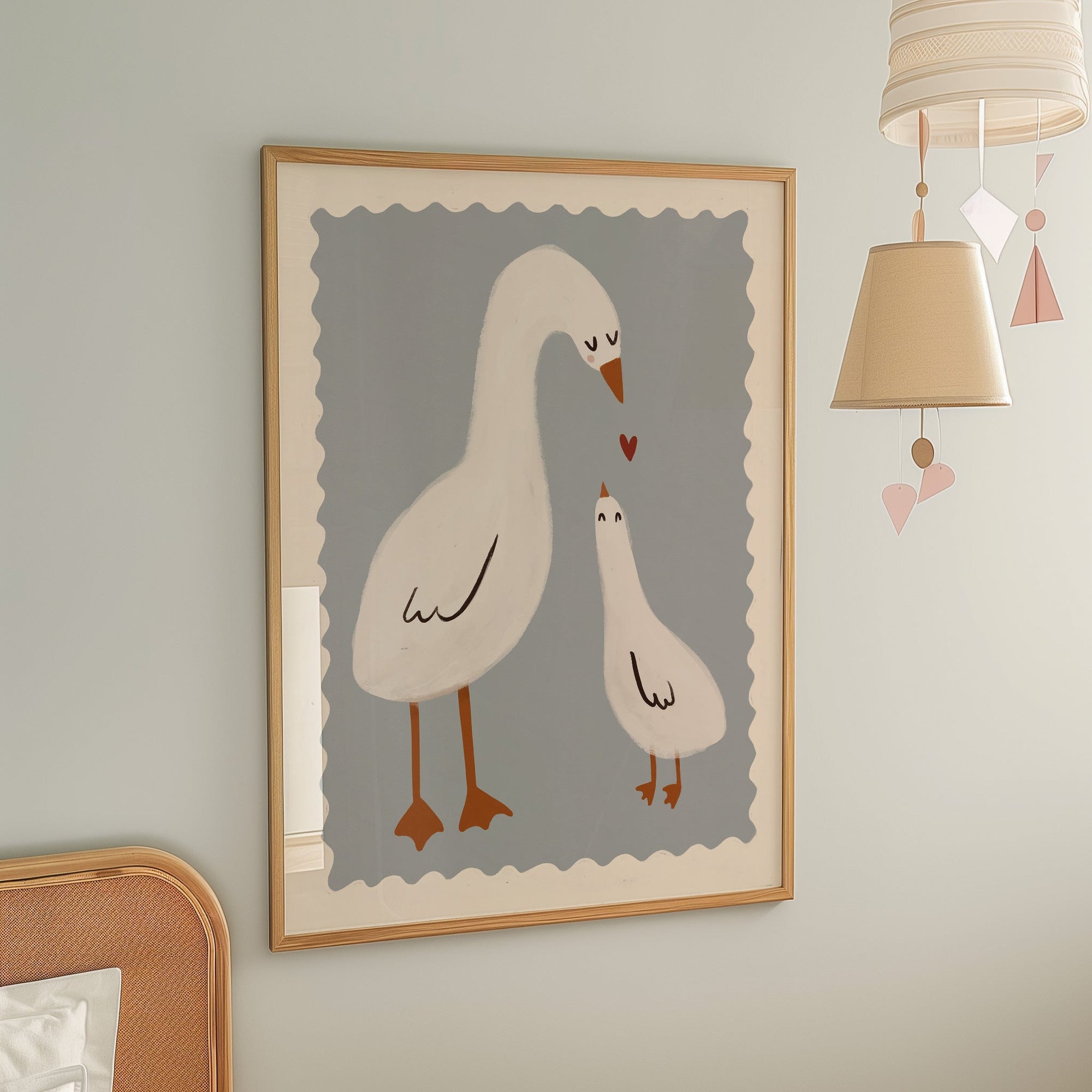 Mama Duck | Nursery Print | UNFRAMED
