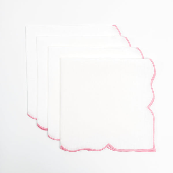Pink Ava Linen Napkin (Set of 4)