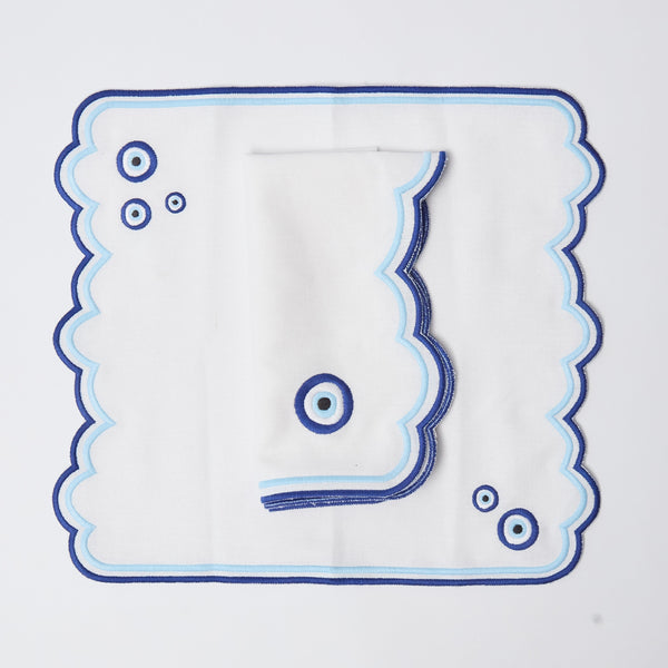 Evil Eye Napkin (set of 4) Cloth Napkins