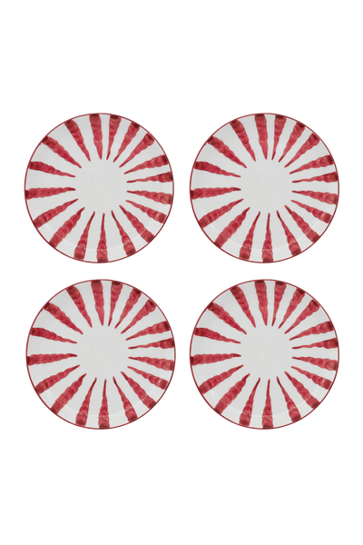 Wave Dinner Plate - Grenadine