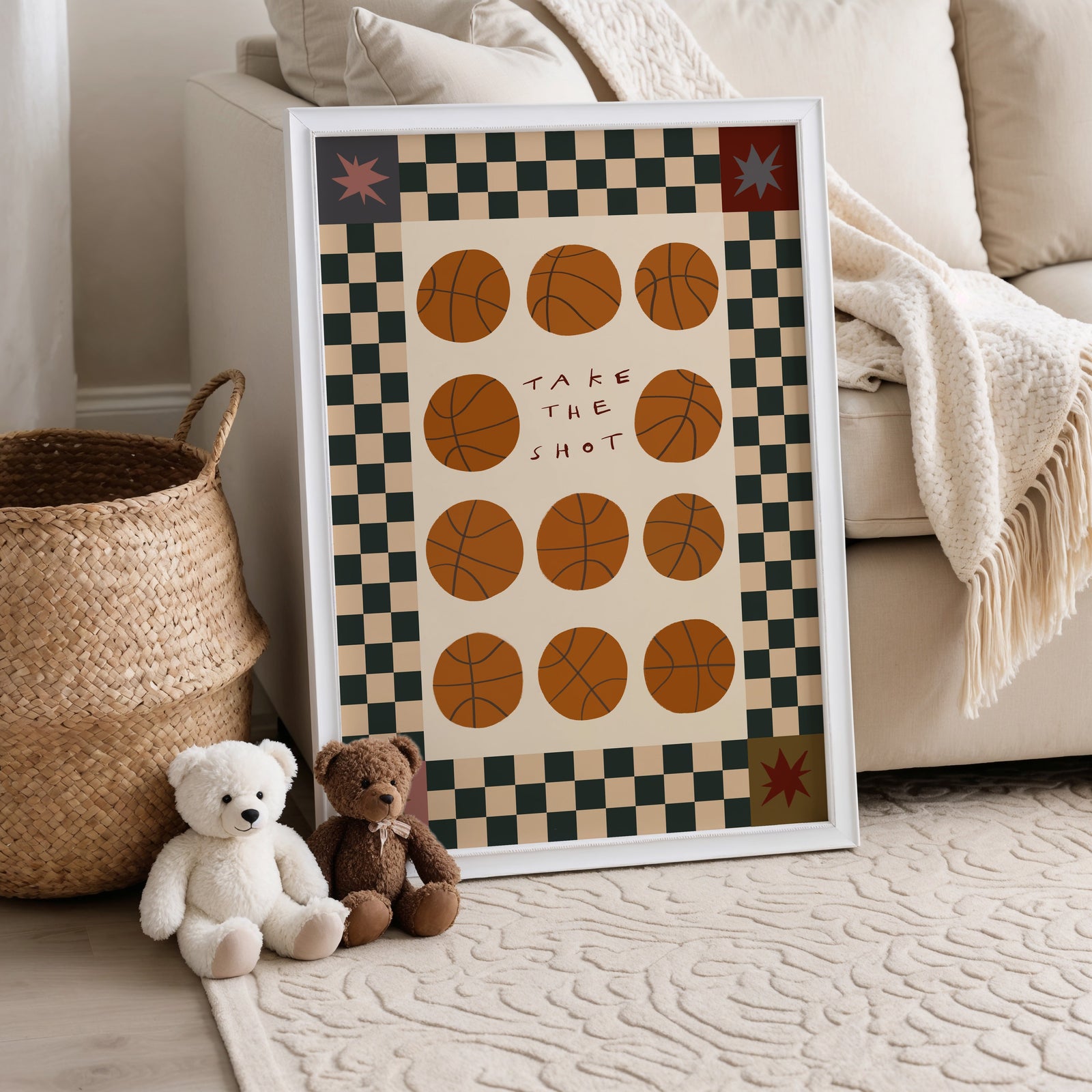 Take The Shot | Basketball Print | UNFRAMED