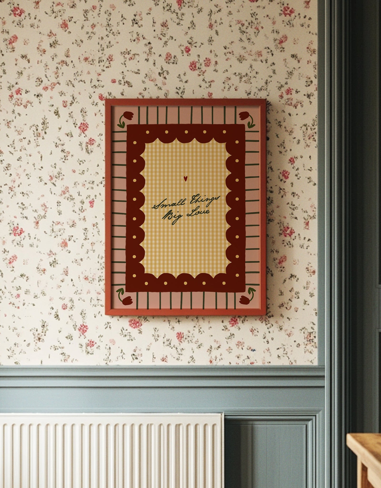 Small Things Big Love | Nursery Print | UNFRAMED