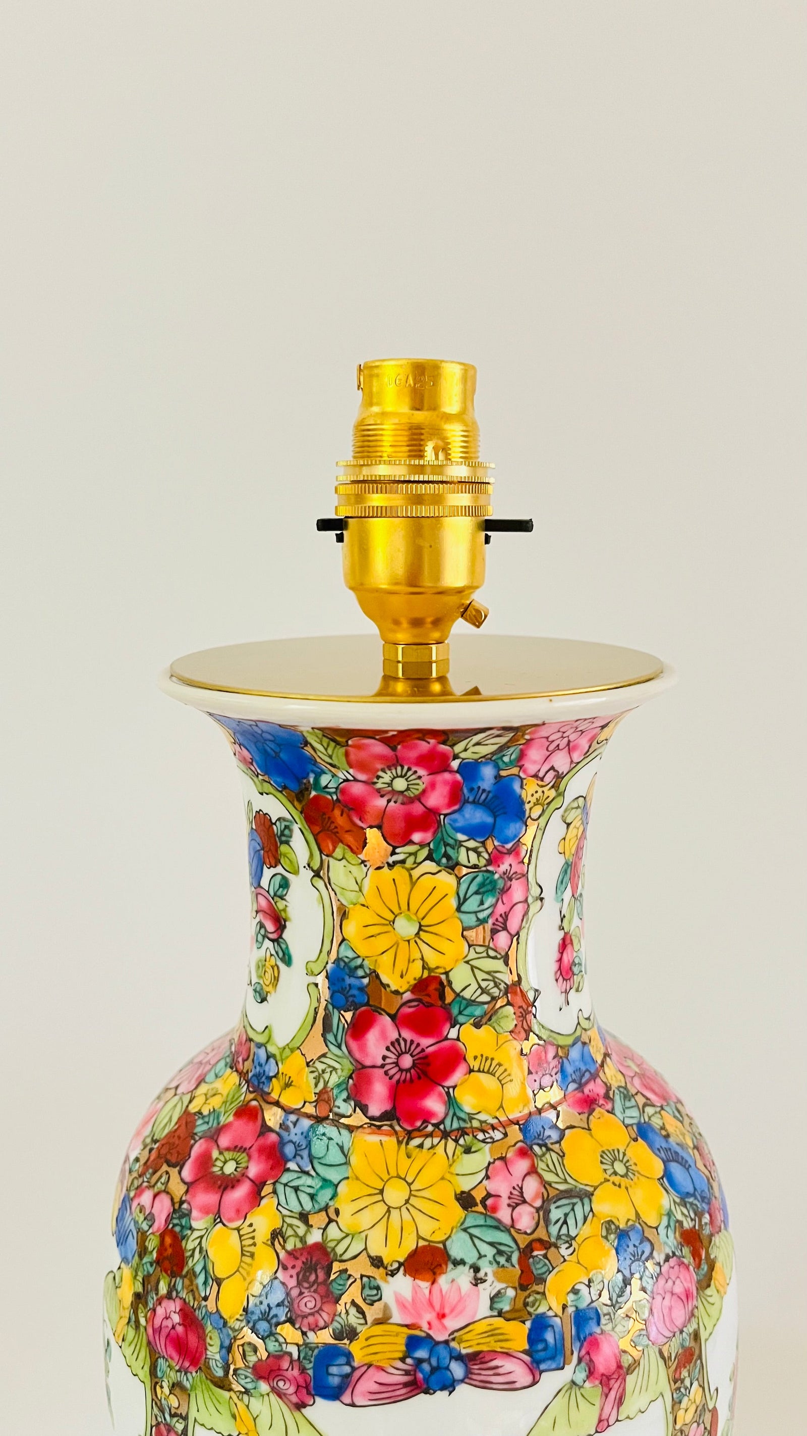 Antique Golden Flower Lamp