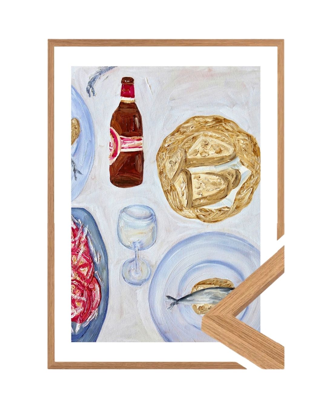 A Little Table in the Shade I Fine Art Print