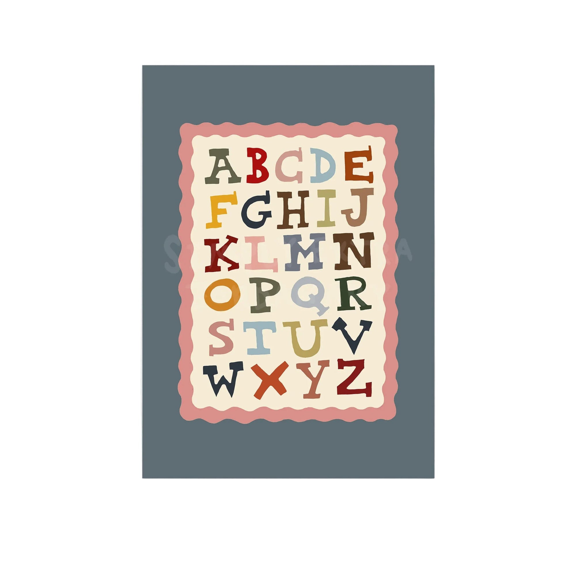 Wild West Alphabet | Educational Print | UNFRAMED