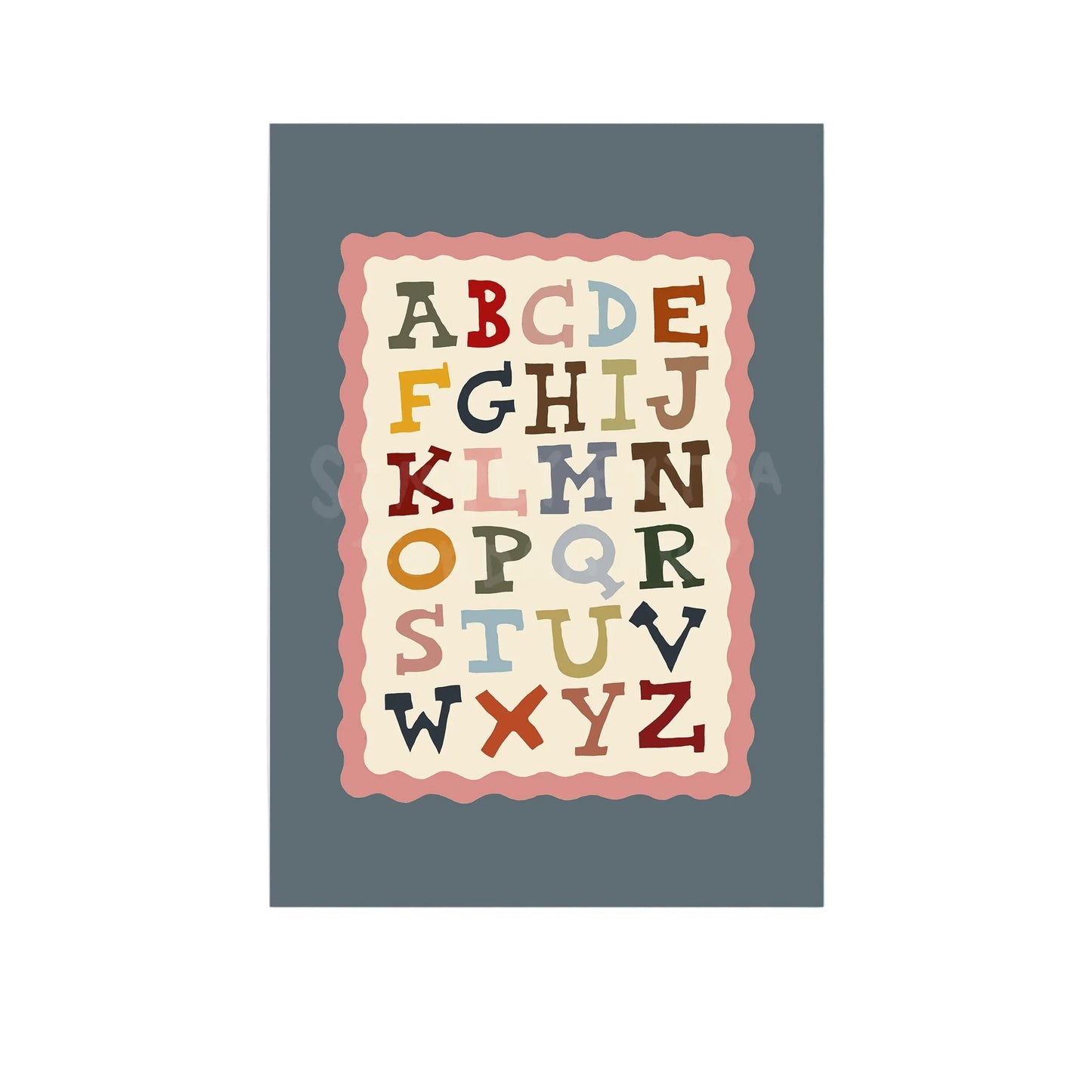 Wild West Alphabet | Educational Print | UNFRAMED