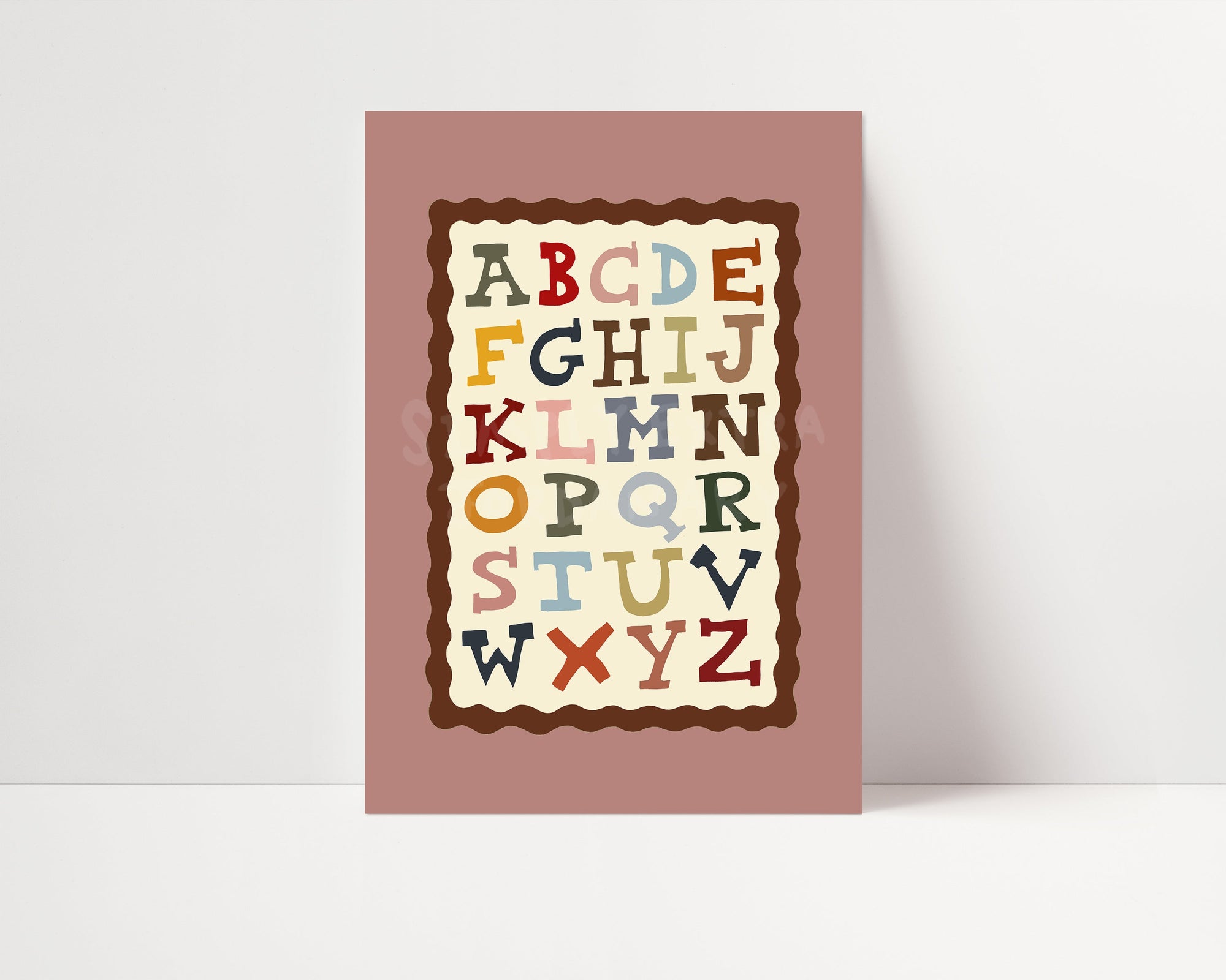 Wild West Alphabet | Educational Print | UNFRAMED