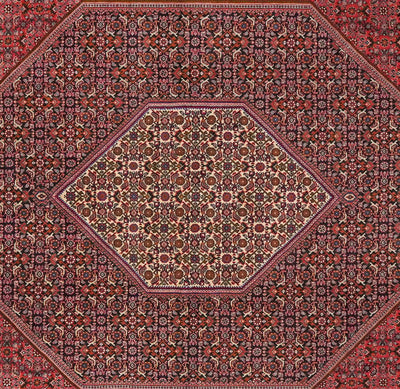 Bidjar — Hand-knotted, 208x298 cm, Blue, 100% Virgin Wool | View 4