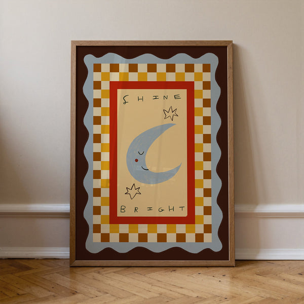 Shine Bright | Nursery Print | UNFRAMED