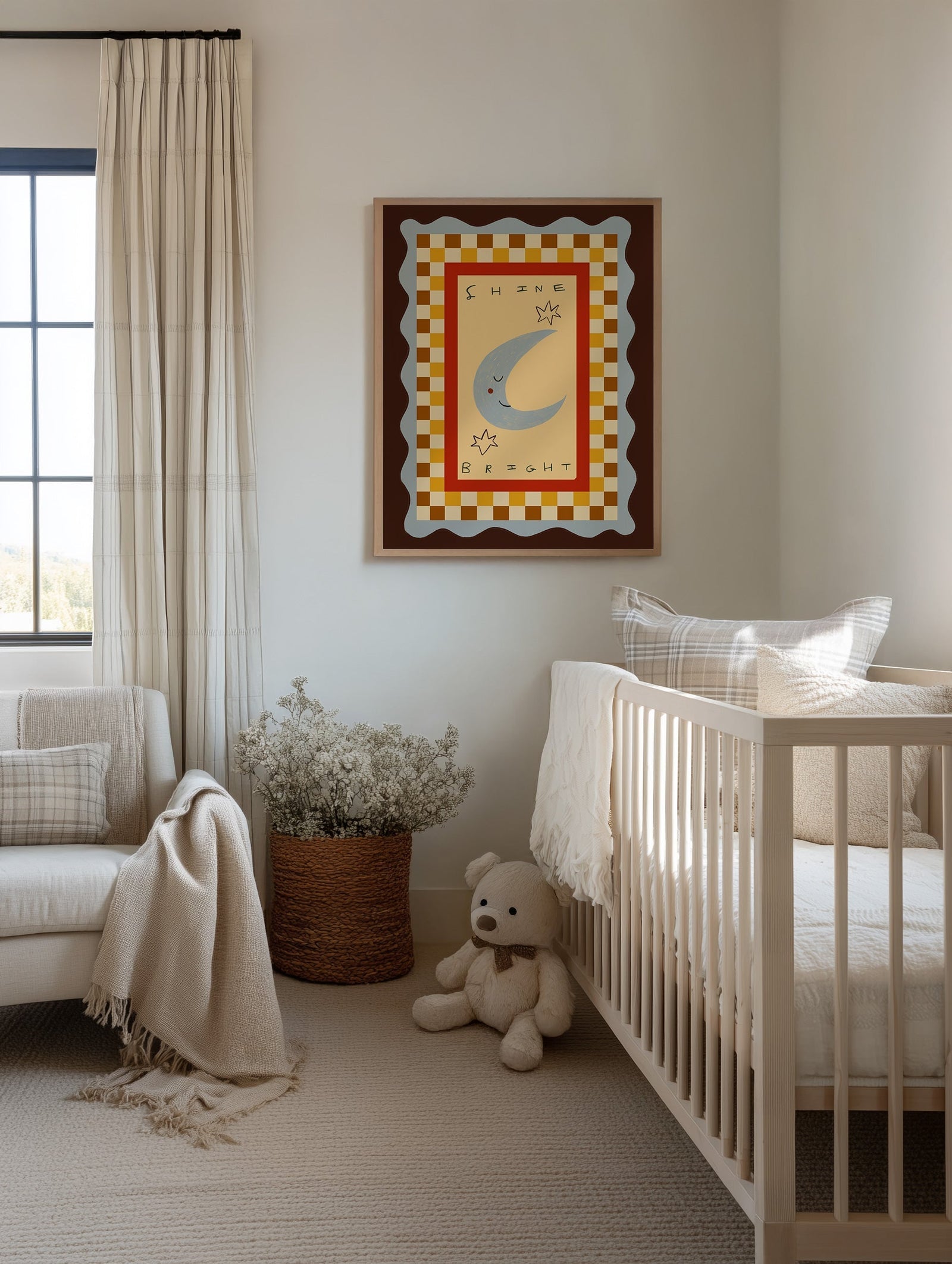 Shine Bright | Nursery Print | UNFRAMED
