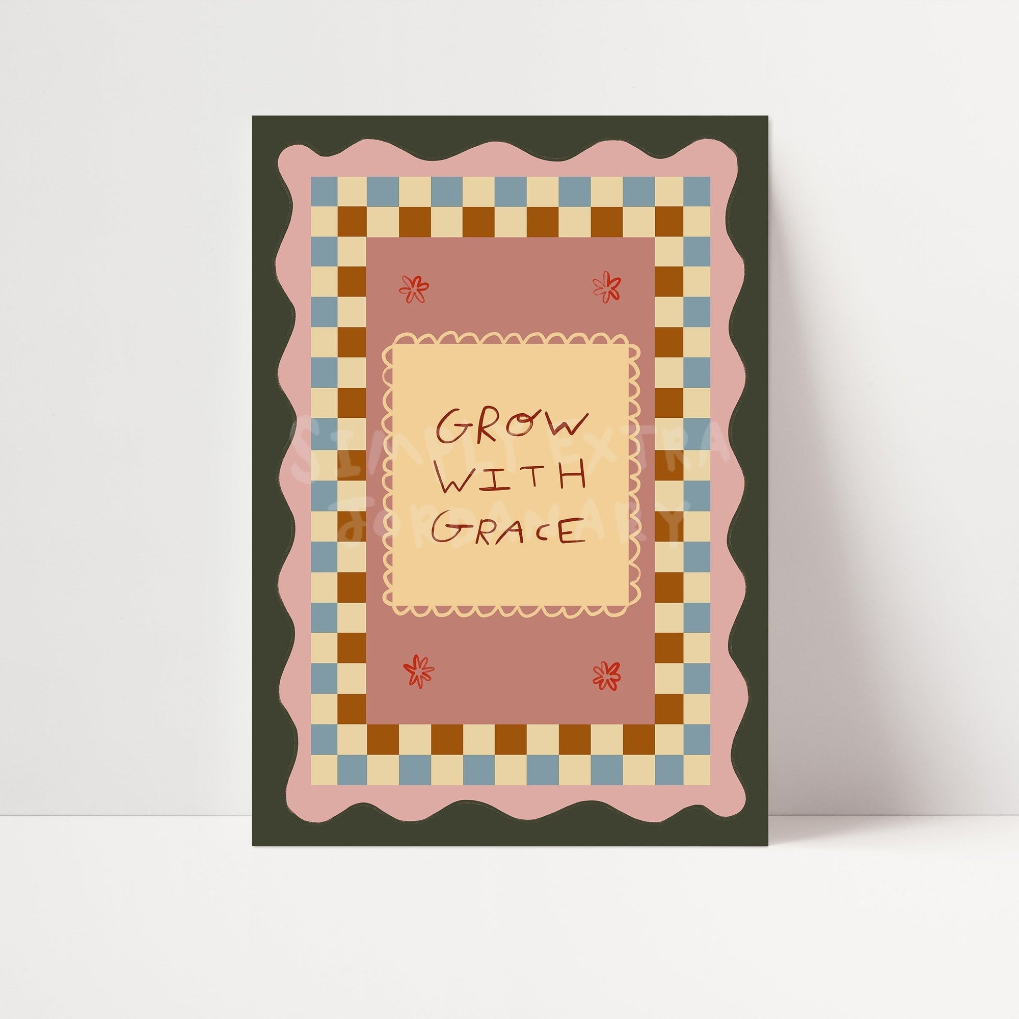 Grow With Grace | Nursery Print | UNFRAMED