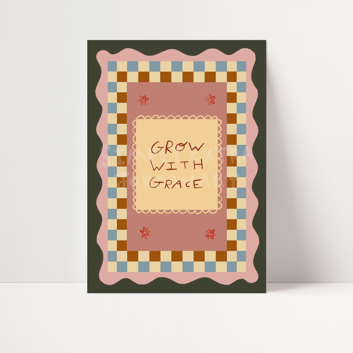Grow With Grace | Nursery Print | UNFRAMED