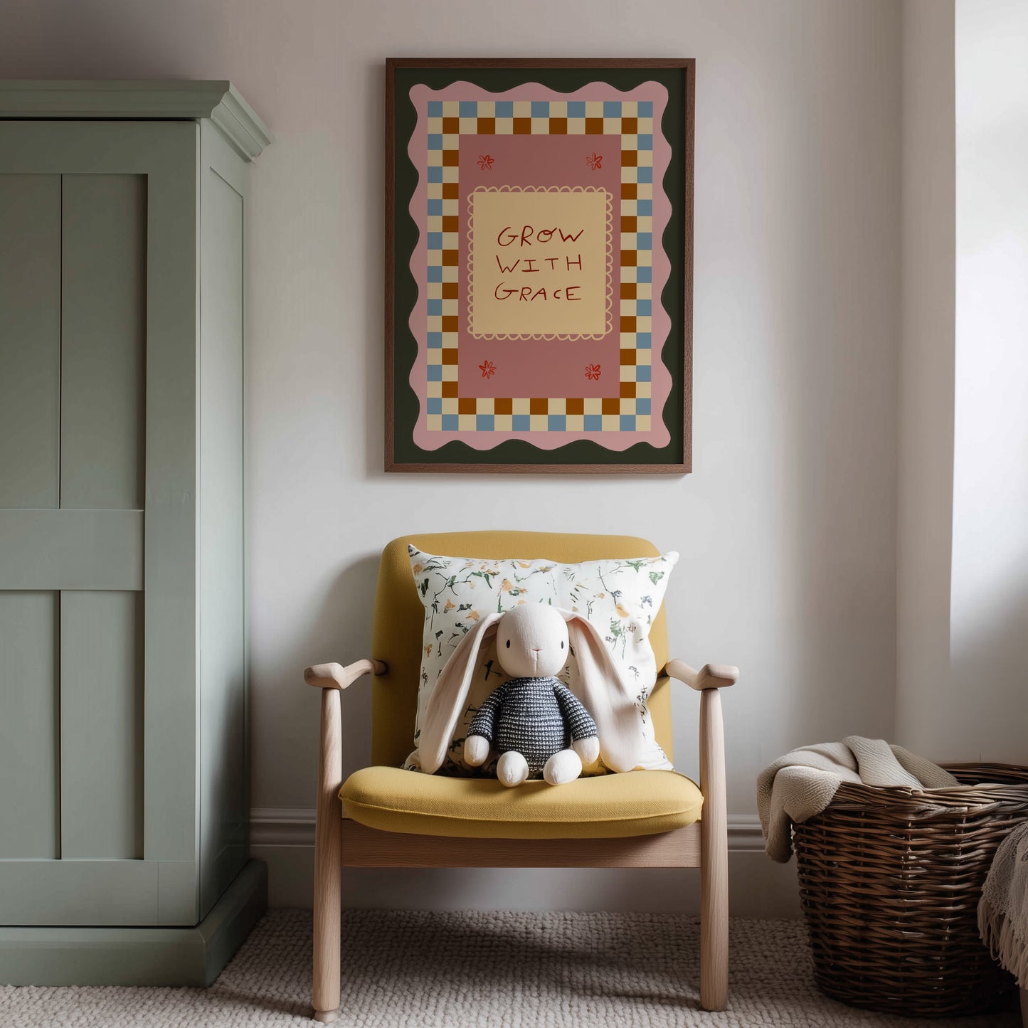 Grow With Grace | Nursery Print | UNFRAMED
