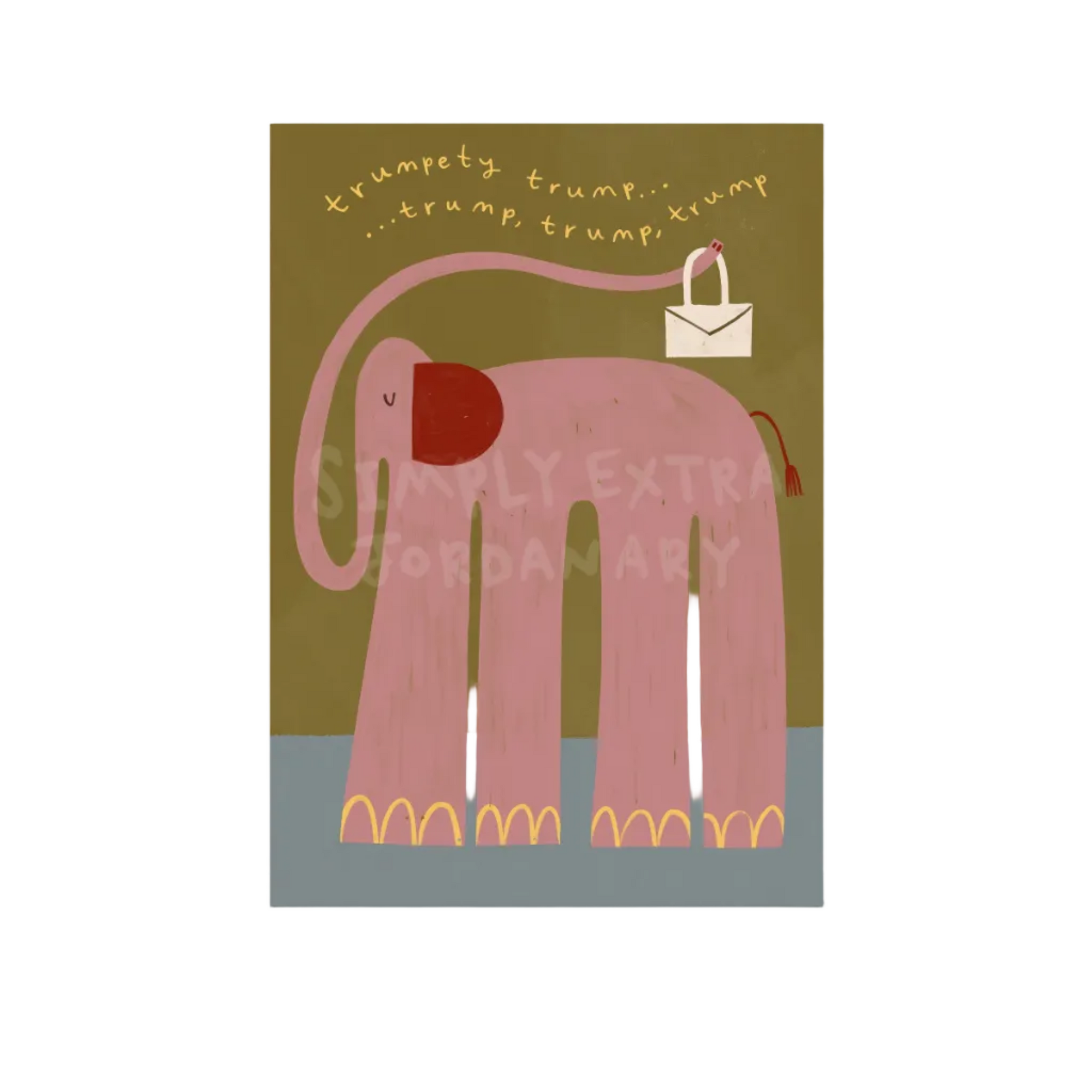 Nellie The Elephant | Nursery Print | UNFRAMED