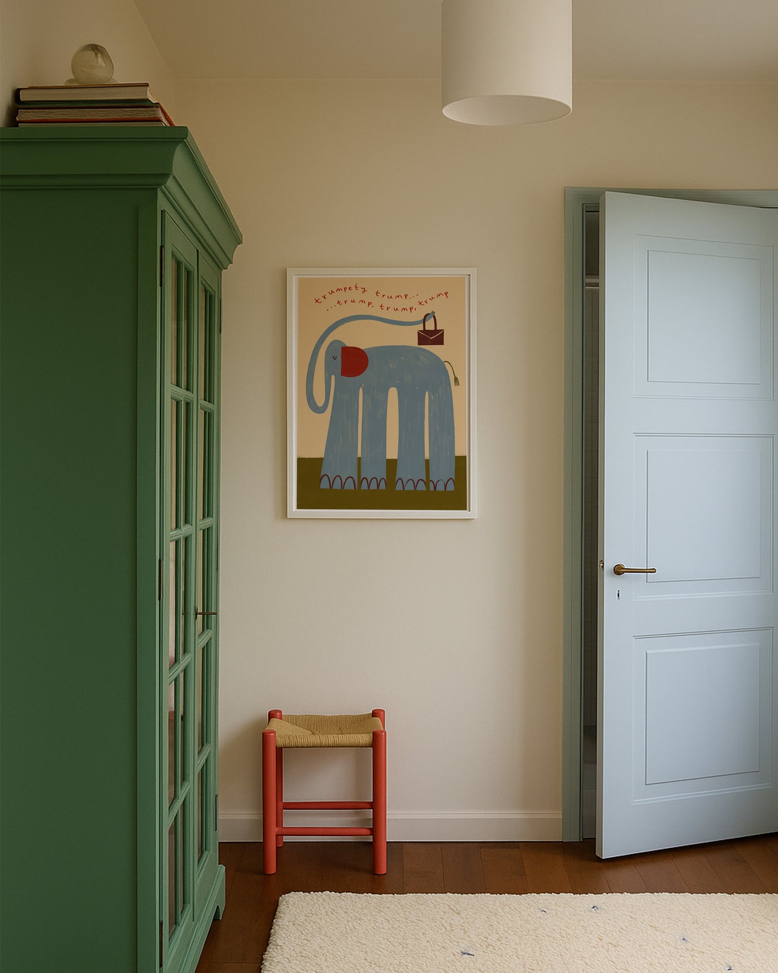 Nellie The Elephant | Nursery Print | UNFRAMED