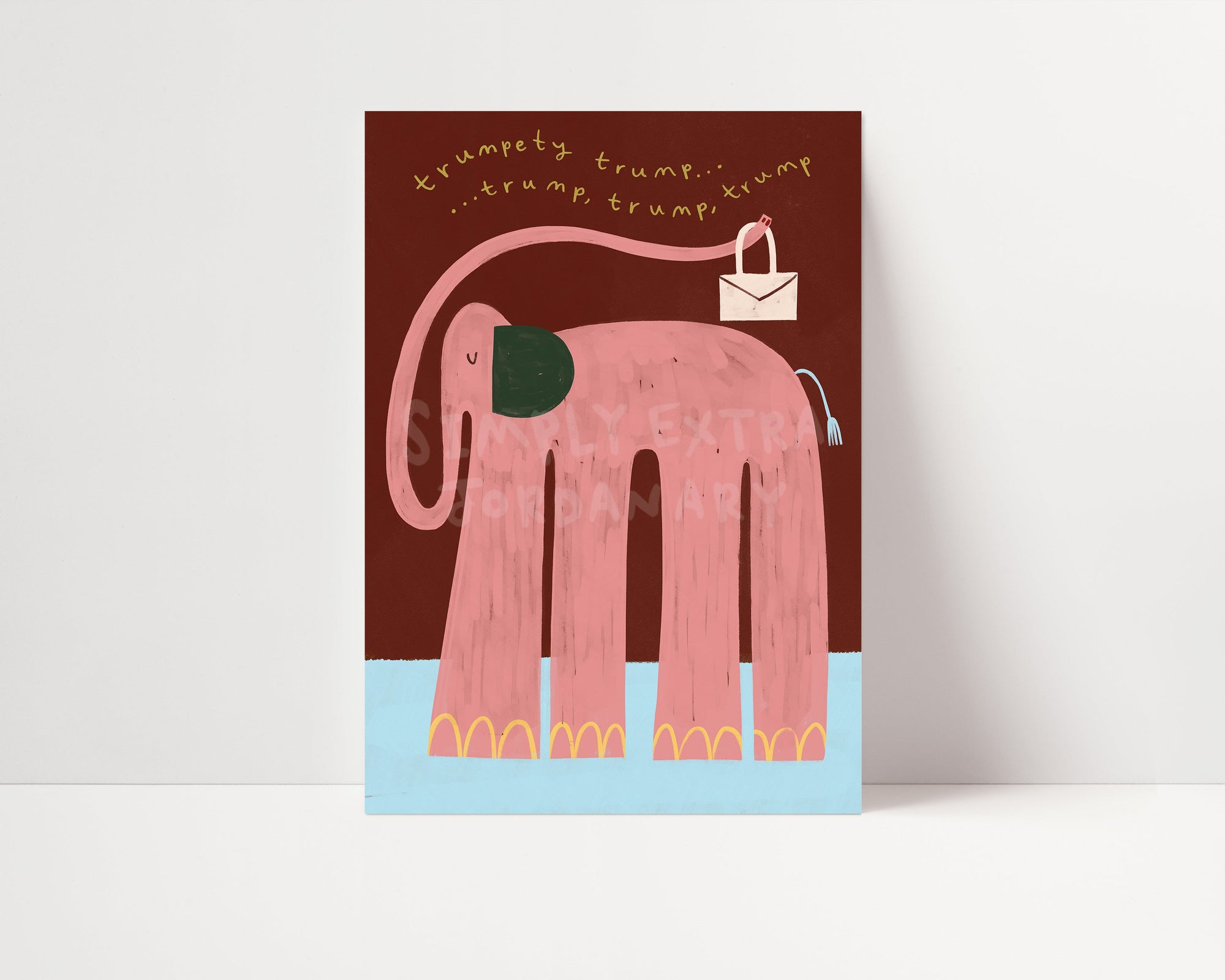 Nellie The Elephant | Nursery Print | UNFRAMED
