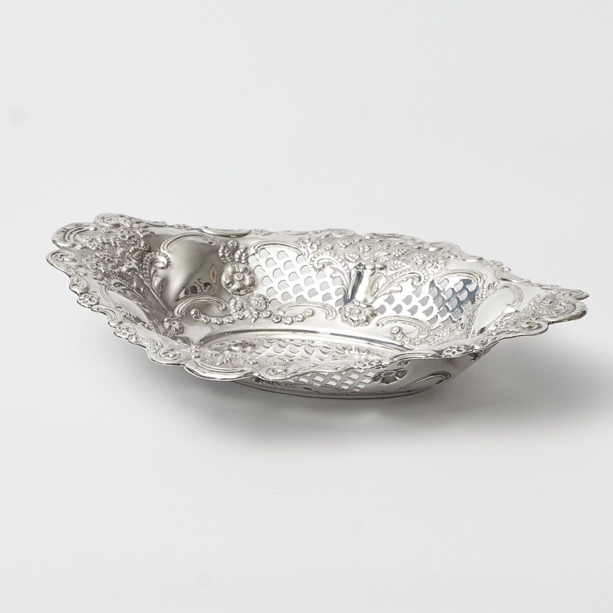 Silver Lattice Bonbon Dish