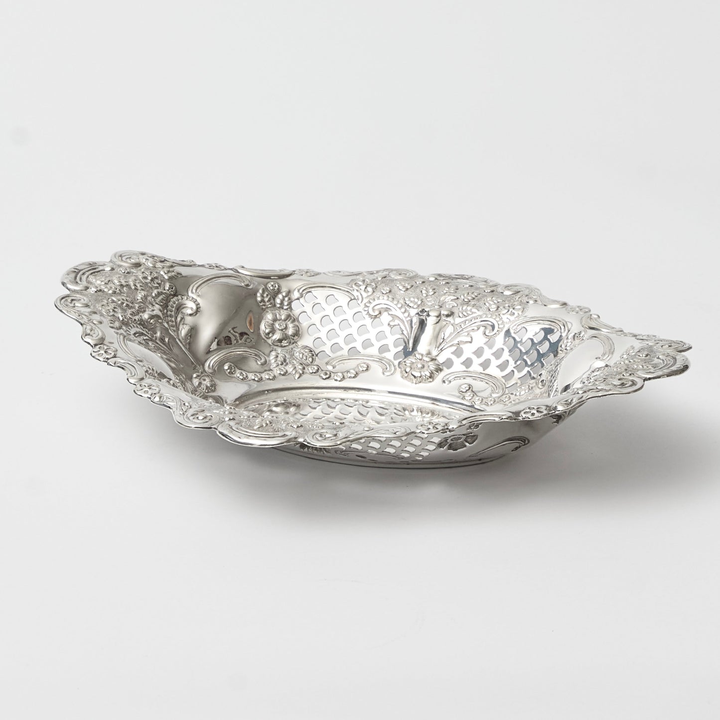 Silver Lattice Bonbon Dish