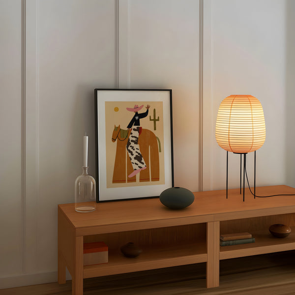 Into The Dusk | Cowboy Print | UNFRAMED