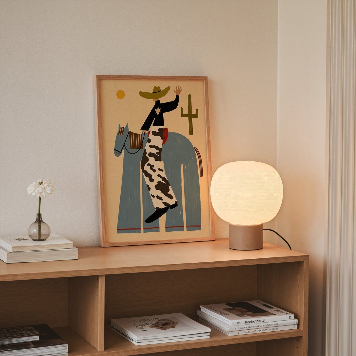 Into The Dusk | Cowboy Print | UNFRAMED