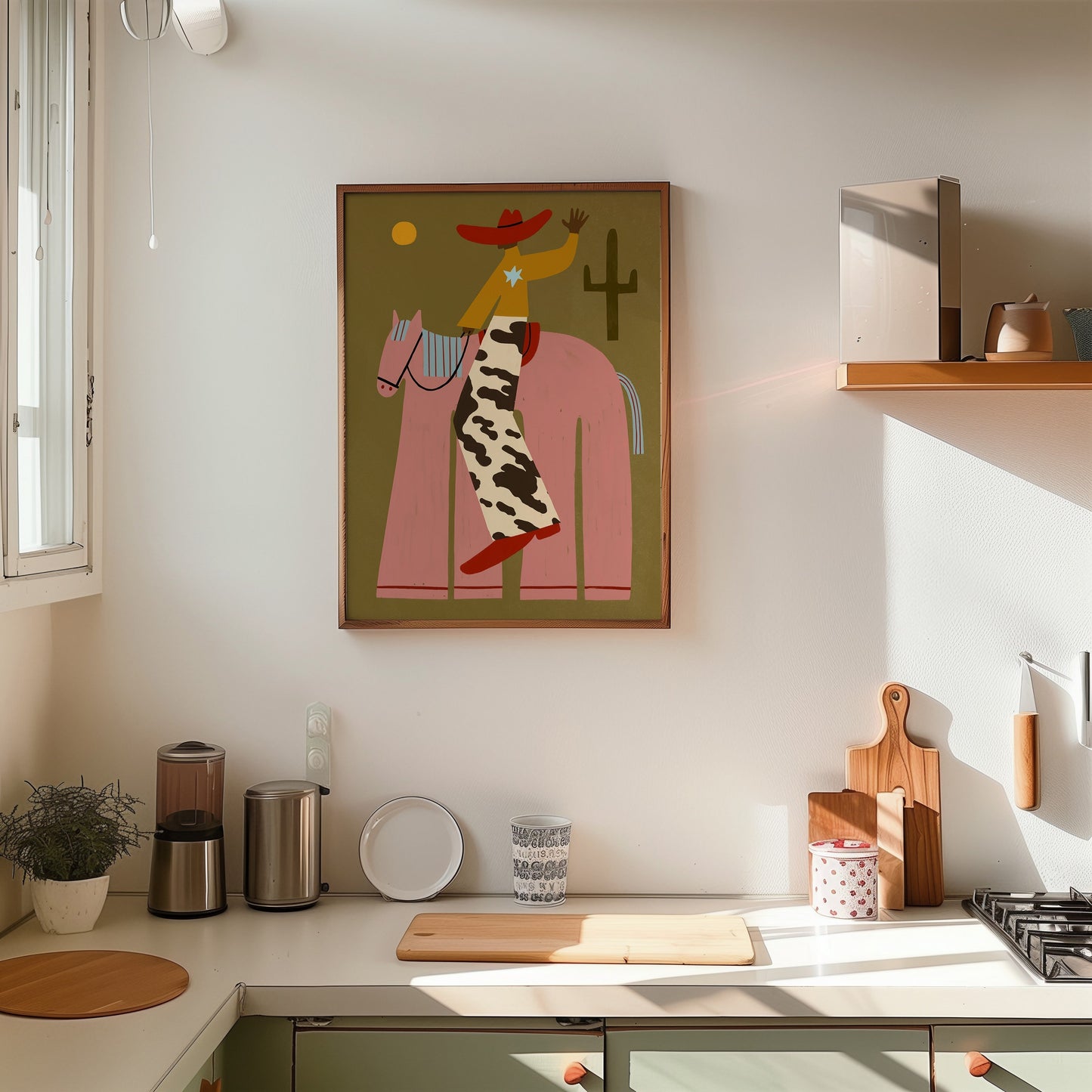 Into The Dusk | Cowboy Print | UNFRAMED